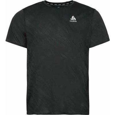 Odlo The Zeroweight Engineered Chill-tec Running T-Shirt Shocking black melange