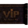 BEHÚŇ obrus organza VIP PÁRTY čierny zlatý 5 m