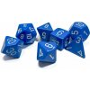 Chessex Sada kostek Chessex Opaque Polyhedral 7-Die Set - Blue with White