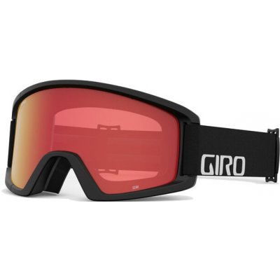Lyžiarske okuliare Giro Semi Black Wordmark Amber Scarlet/Yellow Farba: čierna