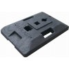 Čierny plastový podstavec pod dopravné značky CZ 2 - dĺžka 59,5 cm, šírka 39,5 cm, výška 9 cm