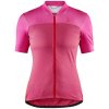 Craft Hale Glow W, Pink/Red Veľkosť: S Dámsky, komfortný, ľahký cyklistický dres