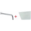 AQUARISTO STYLE Sprchová hlavica SUPERSLIM, 200x200mm + sprchové rameno ROUND
