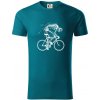 Gravel Bike - kostra - Tričko z organickej bavlny - 3XL ( Petrolejová )