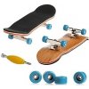 Finger Board Dřevěný Shock Komplet wood/blue 29 x 99 mm