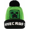 MOJANG · Detská zimná čiapka s brmbolcom Minecraft - Creeper 54