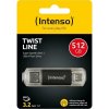 INTENSO Twist Line, USB-C/USB-A, USB Kľúč, 512GB 3539493