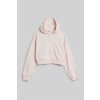 MIKINA GANT CROPPED SCRIPT LOGO ZIP HOODIE CRYSTAL PINK