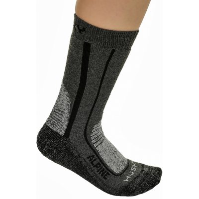 Husky ponožky Alpine čierna