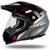 UFO ARIES Enduro prilba Čierno-sivá - M