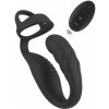 Rebel Cock Ring with RC Prostate Plug Black
