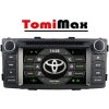 TomiMax Toyota Hilux Android 14 autorádio s WIFI, GPS, USB, BT HW výbava: 4 Core 2GB+16GB PX HIGH