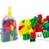 Lean Toys Stredný balík stavebnice – 65 prvkov