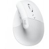Logitech bezdrôtová ergonomická myš Lift Vertical for Business - biela, 910-006496