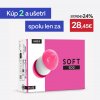 INESIS Golfové loptičky Soft 500 - 12 ks ružové