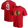 Fanatics Tričko Bobby Hull #9 Chicago Blackhawks Authentic Stack Retired Player Name & Number T-Shirt - Red Veľkosť: S