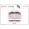 Sada brzdových platničiek kotúčovej brzdy BREMBO P 59 005