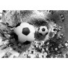 Fototapeta na stenu - FT5110 - 3D futbalová lopta 350x250cm - Vlies 110gr