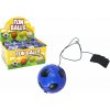 Lean Toys Futbalová lopta na gumičke modrá 6 cm
