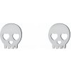 Olivie Stříbrné náušnice LEBKA 9375 Ag 925; ≤0,8 g.