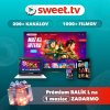 DARČEK - Sweet.tv predplatné 1 mesiac balík 