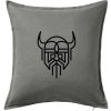 Viking logo - Vankúš 50x50 - 50x50 - Vrátane výplne ( Tmavosivý melír )