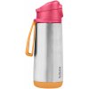 b.box sport dětská termoska růžová oranžová 500 ml