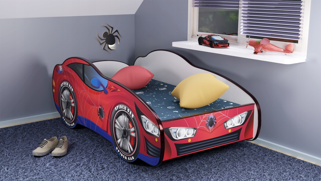 Top Beds auto Racing Car Hero Spider Car