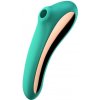 Satisfyer Dual Kiss Clit Stimulating Green - Stimulátor Klitorisu