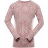 Alpine Pro Amboso Detské funkčné spodné tričko s dlhým rukávom KUND038 pale mauve M