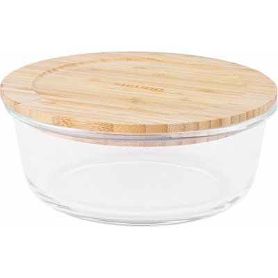 Siguro Dóza na potraviny Glass Seal Bamboo 0,95 l 7 x 17 x 17 cm