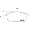 Sada brzdových doštičiek, kotúčová brzda BREMBO P 68 049