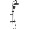 Mexen KX17 sprchový set s termostatickou batériou Kai, čierna, 771501791-70
