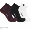 Mammut Everyday Quarter ponožky, 3 páry, white-vin-black EU 36-38