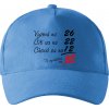 Vyzerá, cíti sa, chová sa - 60 rokov - Šiltovka so zahnutým šiltom a mosaznou sponou - Univerzálna veľkosť ( Svetlomodrá )