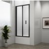 POLYSAN - DEEP BLACK sprchové dvere skladacie 1000x1650, číre sklo MD1910B