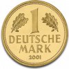 Deutsche Bundesbank zlatá mince Západonemecká marka 2001 12 g