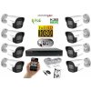 Monitorrs Security IP 8 kamerový set 2 Mpix WTube Plast (6023K8) (Monitorrs Security)