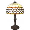Clayre & Eef Stolní Tiffany lampa Nancy - Ø 31*43 cm - Clayre & Eef