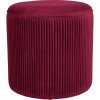 Taburet Blush Bordeaux MDF 40 cm x priemer 40 cm burgundská červená farba