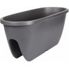 Plastkon Balconia OVI balkónový kvetináč antracitová (60 cm)