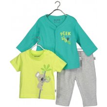 Blue Seven detský set tričko tepláky kabátik 422137 X zelená