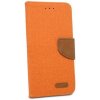 Púzdro Canvas Book Xiaomi Redmi 6 - oranžové