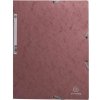Exacompta spisovej dosky s gumičkou a štítkom Skandi A4 - staroružová