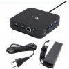 i-tec USB-C DP Dual HDMI Docking Station, Power Delivery 100W + i-tec Universal Charger 100W, C31TRIVIDPRO100W