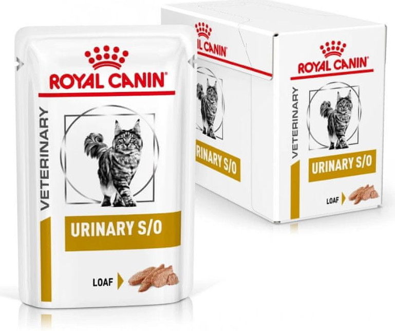 Royal Canin VD Feline Urinary S/O Pouch in Loaf 12 x 85 g