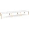Interier-Ricany Pracovné stoly Bench ALFA ROOT 540x160cm, biely