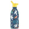Detská termoska COOL BOTTLES KIDS GALACTIC RIDE 3D 500 ML tmavo modrá,Mix