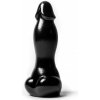 Mister B WAD Shadow Hunter Black, čierne análne dildo 22 x 4,5–6 cm