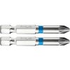 FORTUM hrot krížový pozidriv, sada 2ks, PZ 2 x 50 mm, S2 4741312